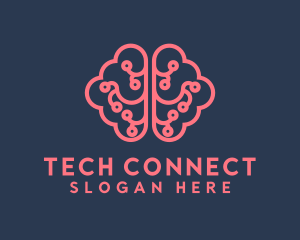 Brain Data Connection logo design