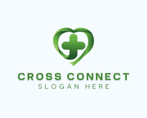 Cross Heart Medical logo design