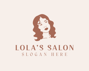 Woman Hair Salon logo design