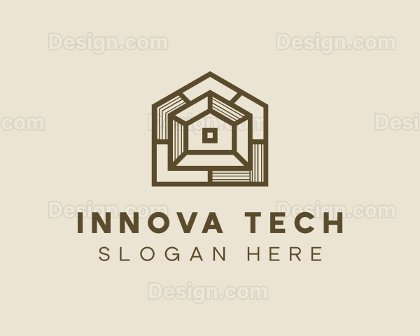 Geometric Home Architect Logo