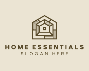 Geometric Home Architect logo design