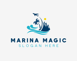 Mountain Travel Vacation logo design