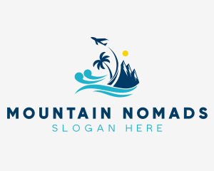 Mountain Travel Vacation logo design