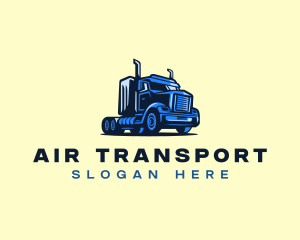 Logistics Truck Delivery logo design