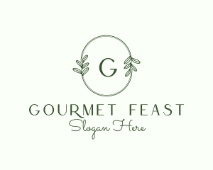 Nature Leaf  Organic Gourmet logo design