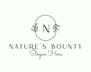 Nature Leaf  Organic Gourmet logo design