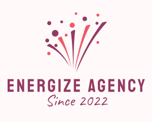 New Year Fireworks Sparkler  logo