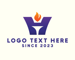 Torchbearer Letter H logo