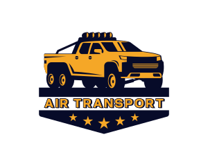 Pick Up Truck Transportation logo design