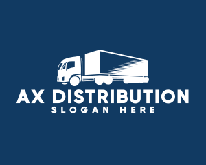 Cargo Importation Truck  logo design