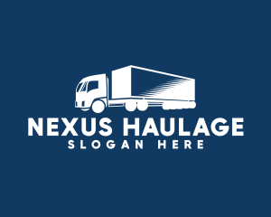 Cargo Importation Truck  logo design