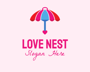 Love Umbrella Weather logo design