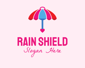 Love Umbrella Weather logo design