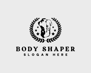 Masculine Torso Sculpture logo design