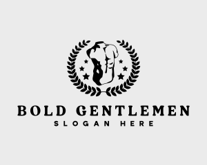 Masculine Torso Sculpture logo design