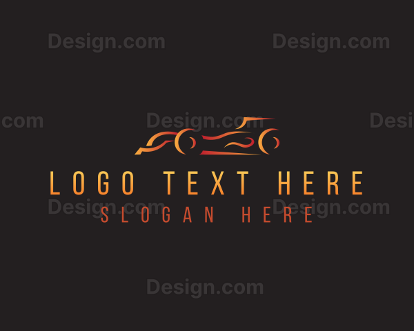 Racing Car Vehicle Logo