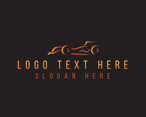 Racing Car Vehicle logo