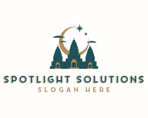 Angkor Wat Landmark  logo design