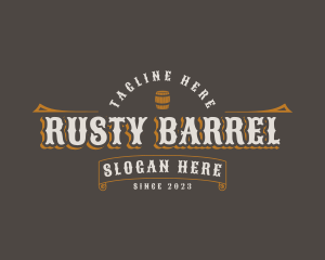 Rustic Tavern Barrel logo