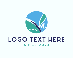 Natural Eco Leaf logo