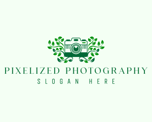 Camera Floral Media logo design