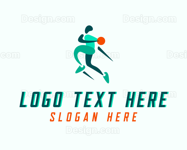 Basketball Sports Athlete Logo