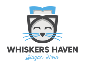 Book Cat Whiskers logo