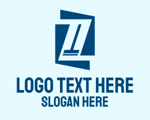 Blue Clean Squeegee logo