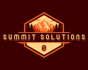 Mountain Forest Summit logo design