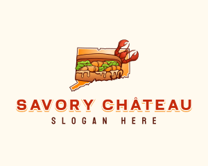 Connecticut Lobster Roll logo design