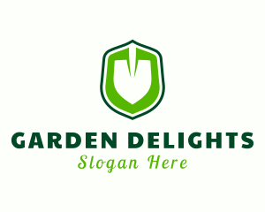 Garden Planting Shovel logo design