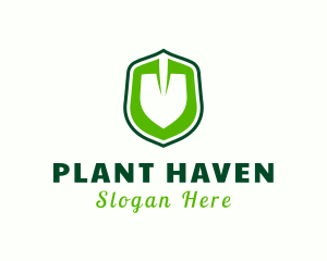 Garden Planting Shovel logo design