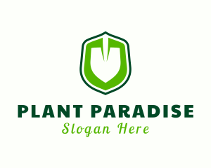 Garden Planting Shovel logo design