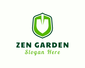 Garden Planting Shovel logo design