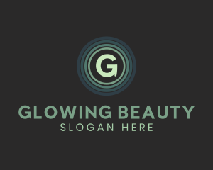 Tech Gaming Circle Glow logo design