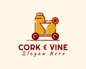 Cocktail Bar Car logo design