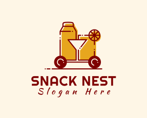 Cocktail Bar Car logo design