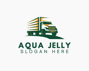 Transport Truck Forwarding logo design