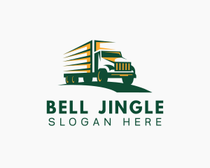 Transport Truck Forwarding logo design