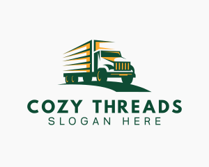 Transport Truck Forwarding logo design