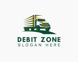 Transport Truck Forwarding logo design