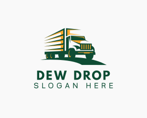 Transport Truck Forwarding logo design