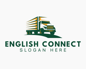 Transport Truck Forwarding logo design