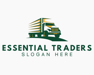 Transport Truck Forwarding logo design