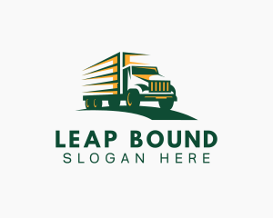 Transport Truck Forwarding logo design