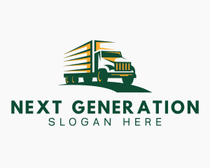 Transport Truck Forwarding logo design