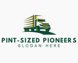 Transport Truck Forwarding logo design