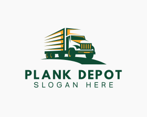 Transport Truck Forwarding logo design