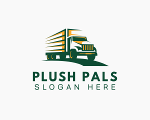 Transport Truck Forwarding logo design