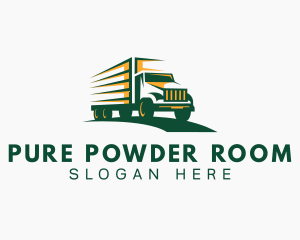 Transport Truck Forwarding logo design